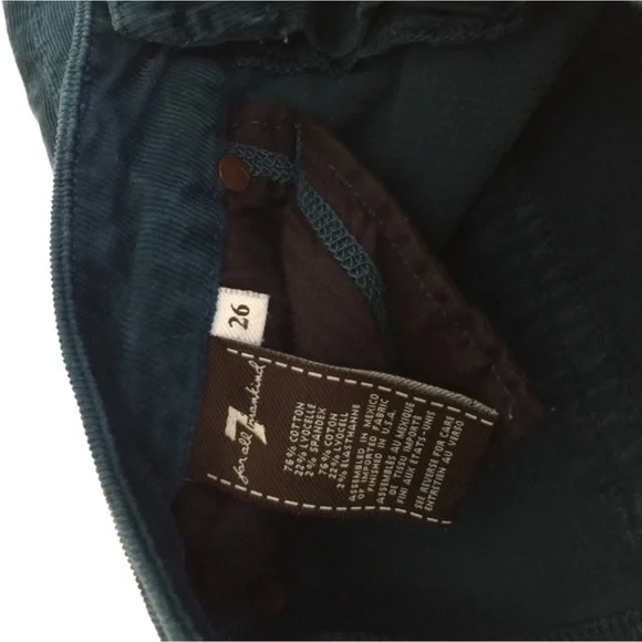 7 For All Mankind The Skinny Corduroy👖 - Picture 4 of 7